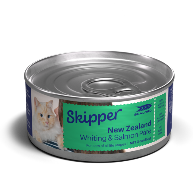 Sealord Skipper Whiting & Salmon Pate Wet Cat Food - Product Image