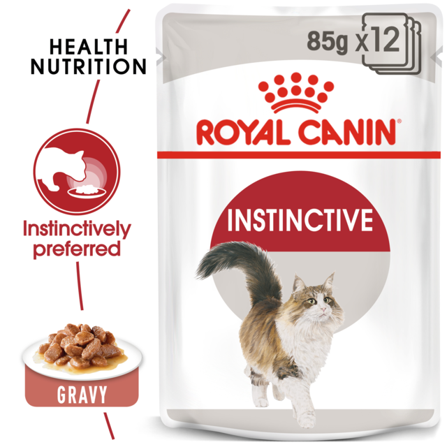Royal Canin Instinctive Adult in Gravy Wet Cat Food - Product Image 1