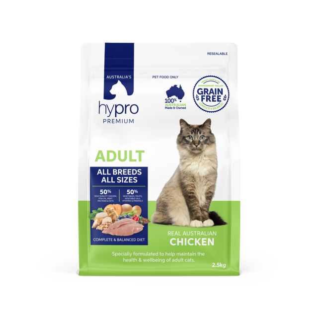 Hypro Premium Grain Free Adult Chicken Dry Cat Food - Product Image 1