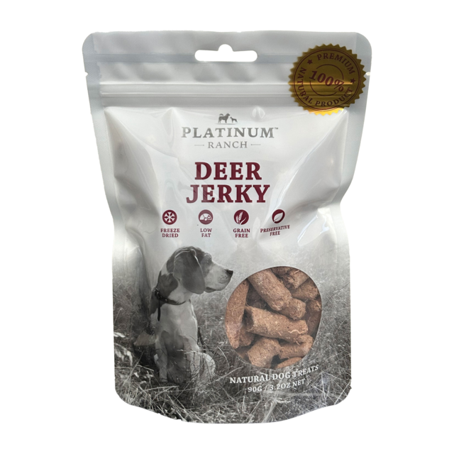 Platinum Ranch Deer Jerky Dog Treats - Product Image