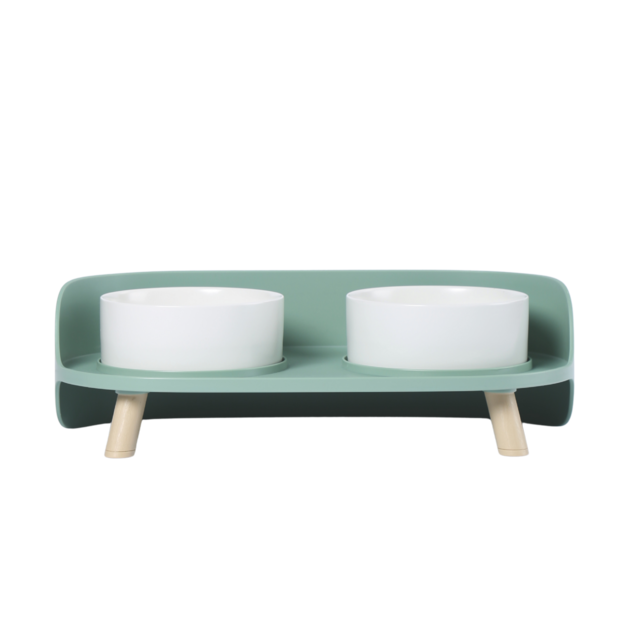 M-PETS Altitude Raised Ceramic Cat and Dog Bowl - Product Image 1