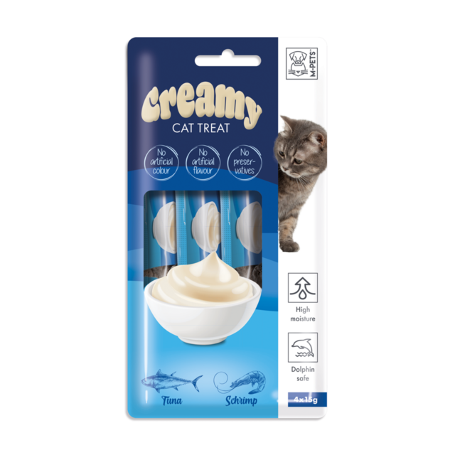 M-PETS Creamy Tuna & Shrimp Cat Treats - Product Image