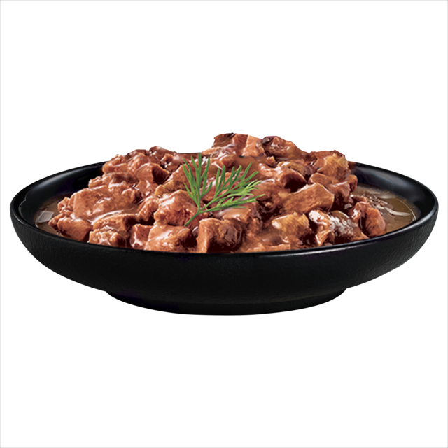 Dine Pulled Menu Gravy Indulgence with Salmon Adult Wet Cat Food - Product Image 2