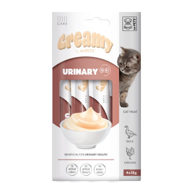 M-PETS Creamy Urinary Care Duck & Chicken Cat Treats - Product Image