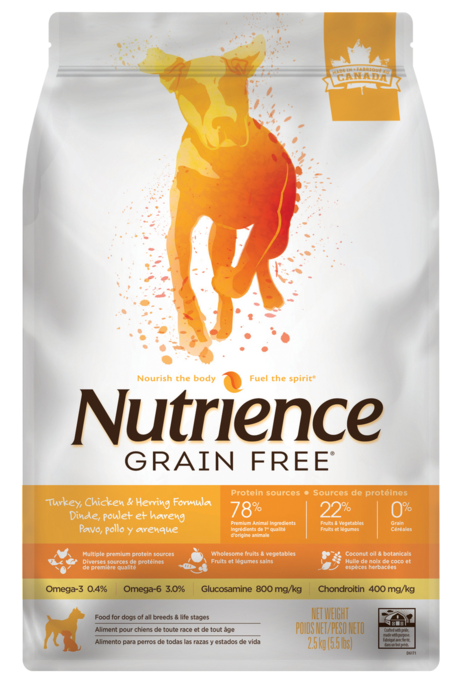 Nutrience Grain Free Turkey Chicken & Herring Dry Dog Food - Product Image