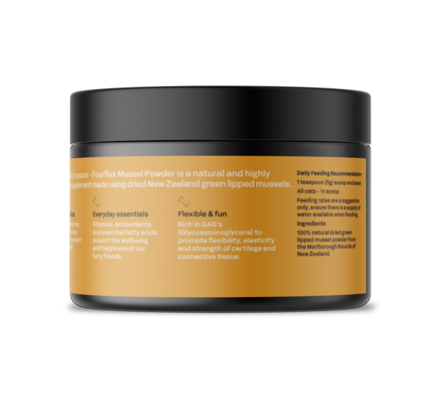 Fourflax Mussel Powder Supplement for Cats - Product Image 1