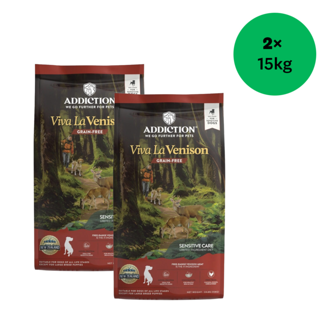 ドッグフード ADDICTION Viva La Venison 15kg ADDICTION Viva La Venison 15kg
