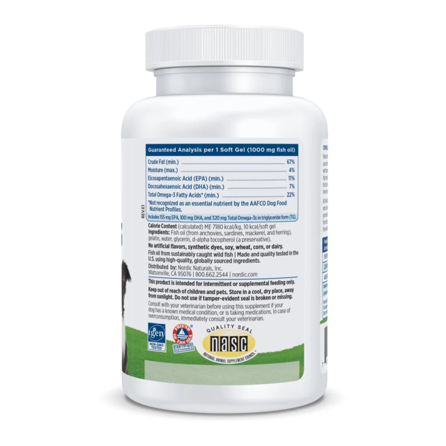 Nordic Naturals Omega-3 Fish Oil Cat & Dog Soft Gels - Product Image 4