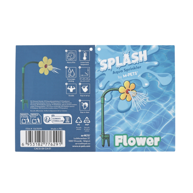 M-PETS Splash Flower Outdoor Dog Water Sprinkler - Product Image 8