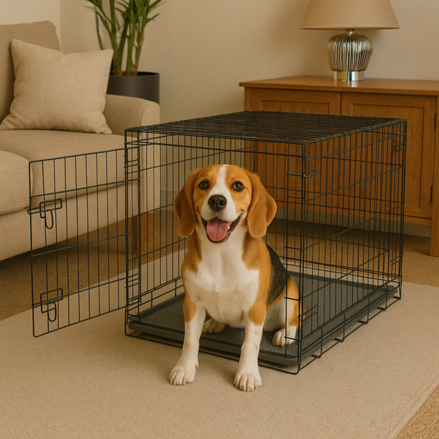 Pup & Purr Double Door Dog Crate with Divider - Product Image 8