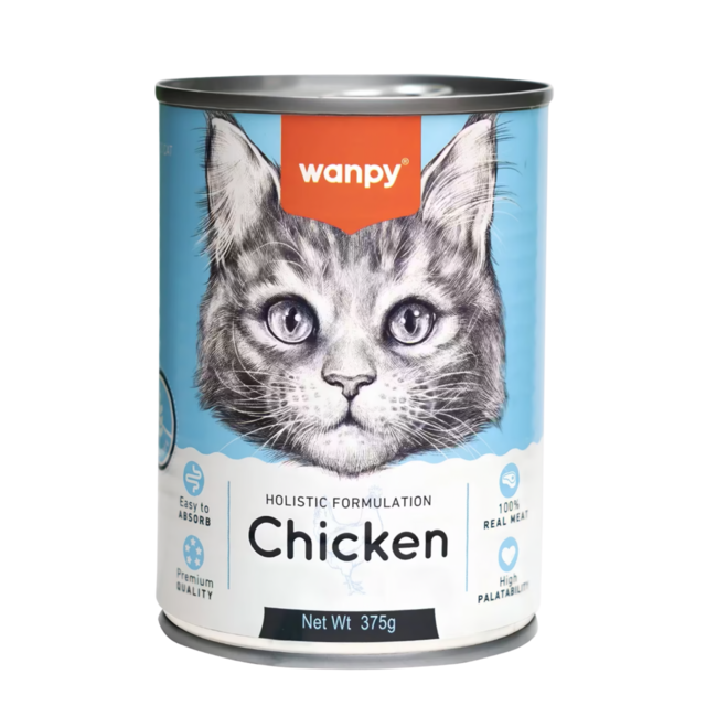 Wanpy Holistic Adult Chicken Canned Wet Cat Food - Product Image