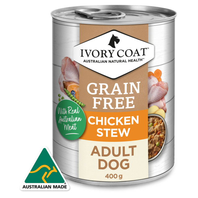 Ivory Coat Grain Free Chicken Stew Adult Wet Dog Food - Product Image