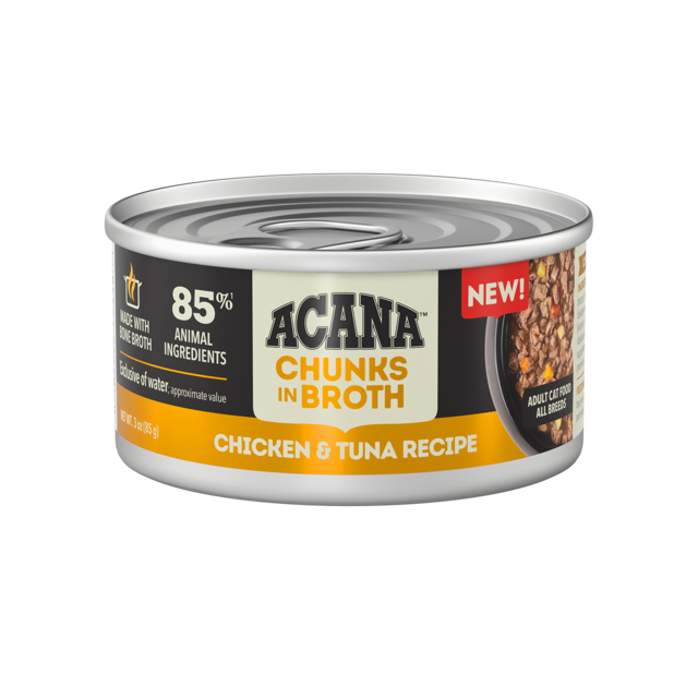 ACANA Chicken & Tuna Recipe Chunks in Broth Wet Cat Food - Product Image