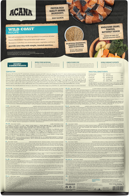 ACANA Classics Wild Coast Recipe Dry Dog Food - Product Image 1
