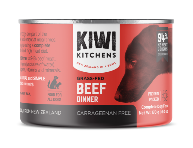 Kiwi Kitchens Beef Wet Dog Food - Product Image