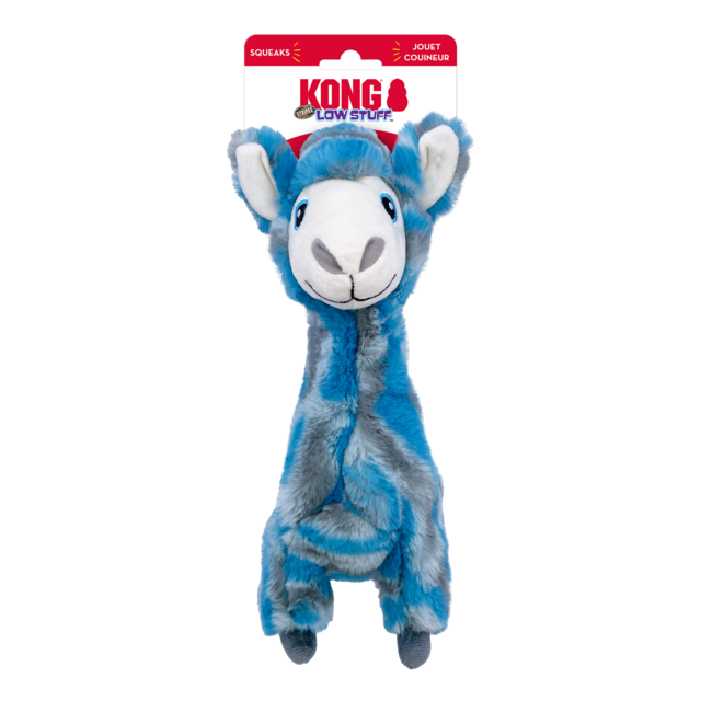 KONG Low Stuff Stripes Llama Dog Toy - Product Image