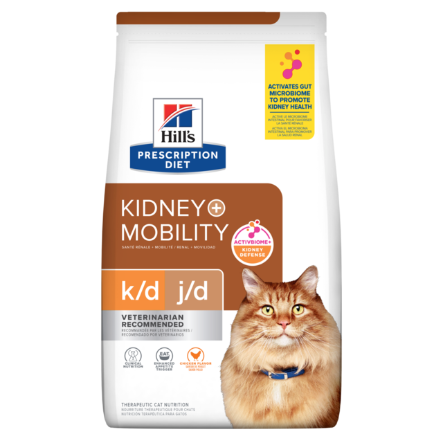 Hill's Prescription Diet k/d j/d Kidney + Mobility Dry Cat Food - Product Image