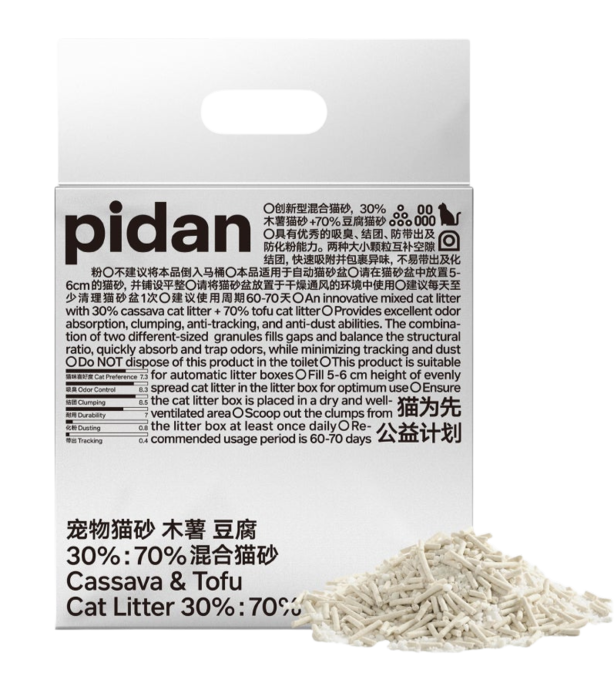 Pidan Cassava & Tofu Cat Litter - Product Image