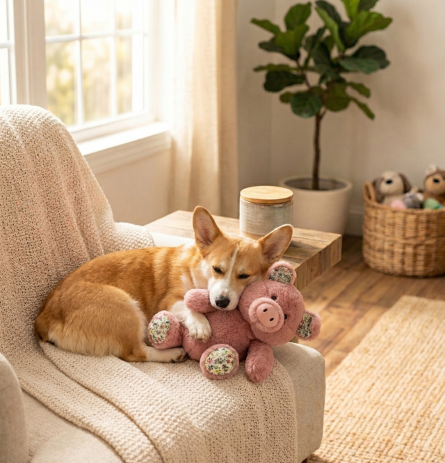 Waggin' Tails Smooshables Pig Dog Toy - Product Image 1