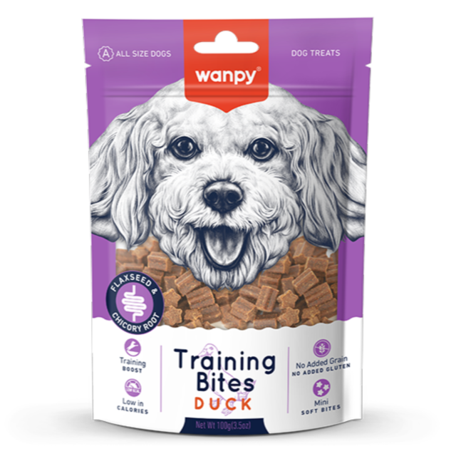 Wanpy Training Bites Duck Dog Treats - Product Image