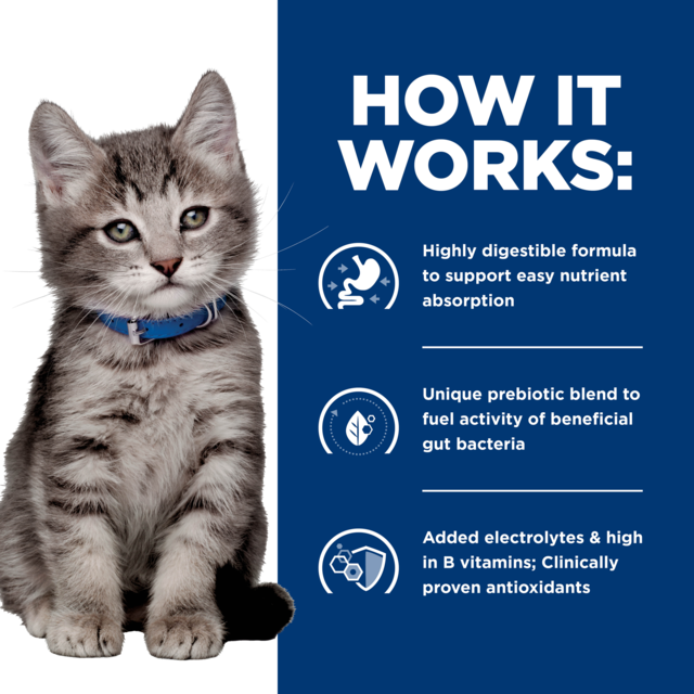 Hill's Prescription Diet i/d Digestive Care Kitten Dry Cat Food - Product Image 3