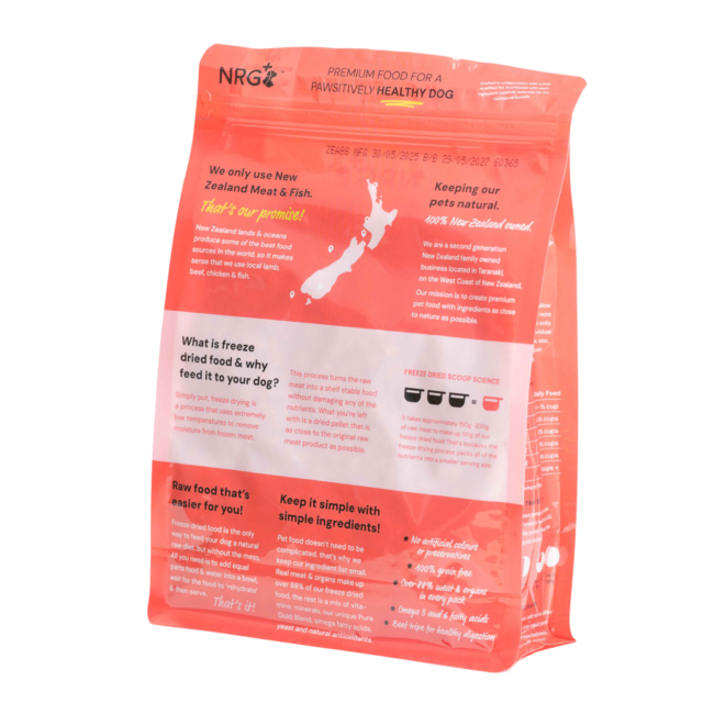 NRG+ Pure Gold Blend Beef Freeze Dried Dog Food - Product Image 5