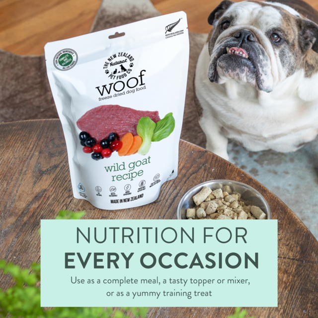 The NZ Natural Pet Food Co WOOF Wild Goat Freeze Dried Dog Food - Product Image 5