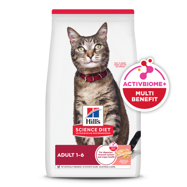 Hill's Science Diet Adult Salmon Dry Cat Food - Product Image 1