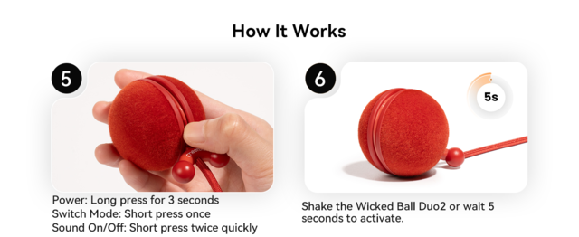 Cheerble Wicked Ball Duo 2 Smart Cat Toy - Product Image 12