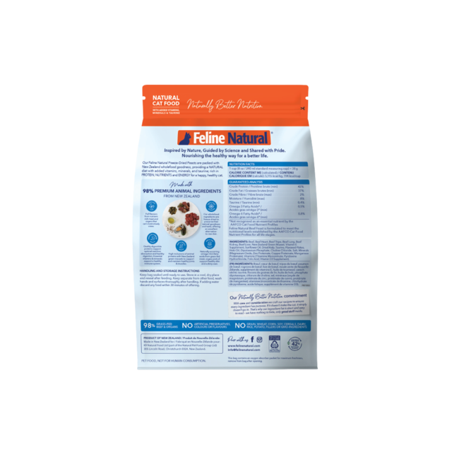 Feline Natural Beef Feast Freeze Dried Cat Food - Product Image 2