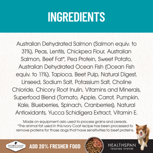 Ivory Coat Grain Free Sensitive Salmon & Ocean Fish Adult Dry Dog Food - Product Image 5