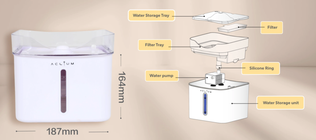 Aclium Dog Water Fountain - Product Image 2