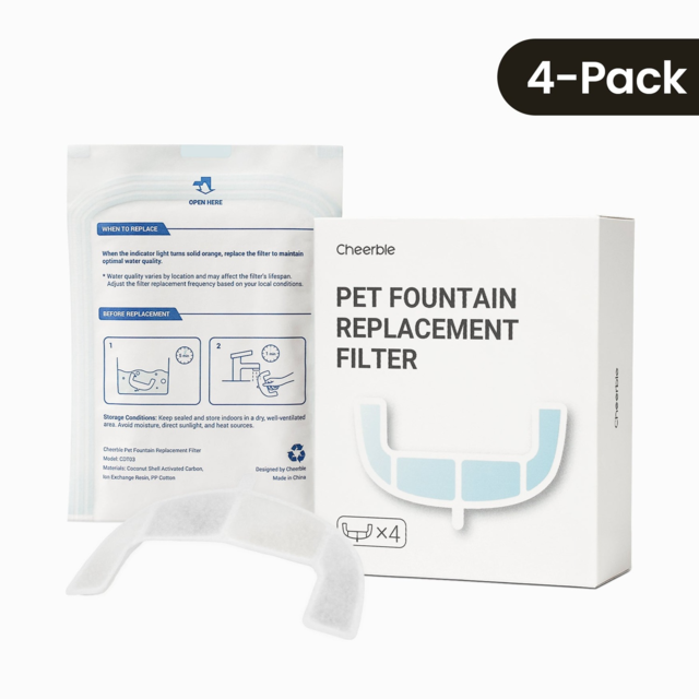 Cheerble E1 Lite Cat and Dog Water Fountain Replacement Filters - Product Image 5