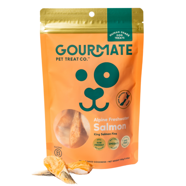 Gourmate Pet Treat Co. Alpine Freshwater Salmon Fins Dog Treats - Product Image