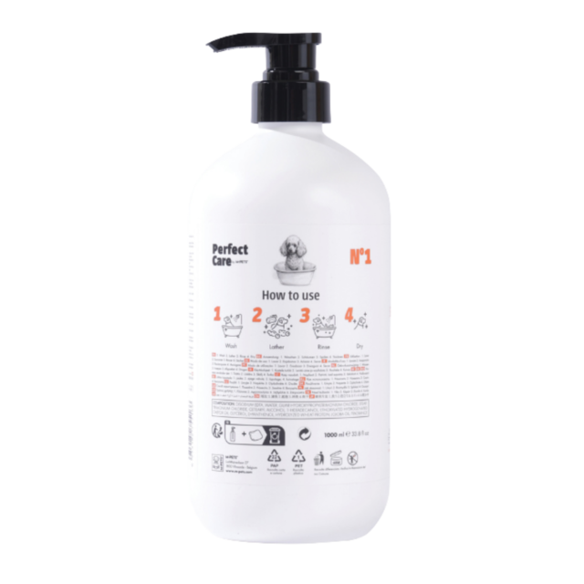 M-PETS Perfect Care No.1 2-in-1 Dog Shampoo and Conditioner  - Product Image 1