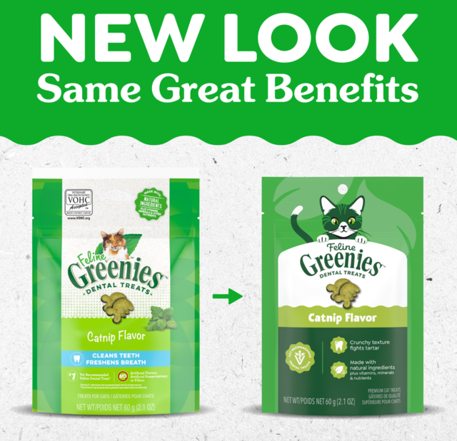 Greenies Catnip Dental Cat Treats - Product Image 1