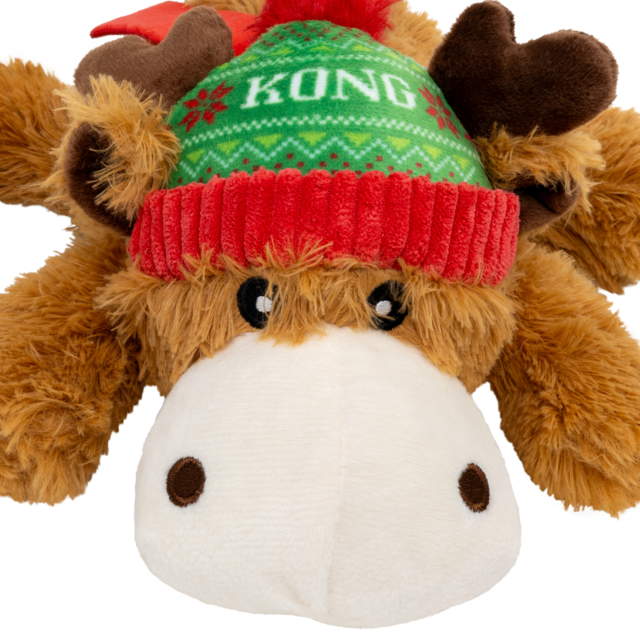 KONG Holiday Cozie Reindeer Dog Toy - Product Image 1