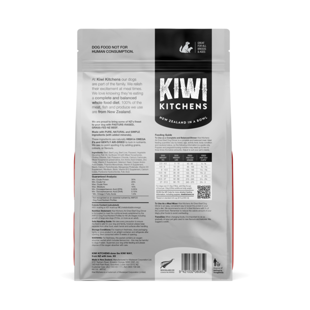 Kiwi Kitchens Beef Air Dried Dog Food - Product Image 14