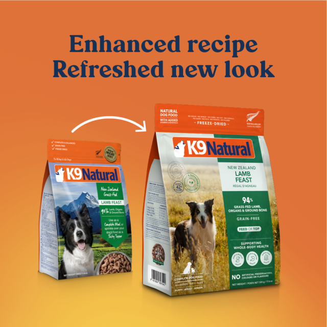 K9 Natural Lamb Feast Freeze Dried Dog Food - Product Image