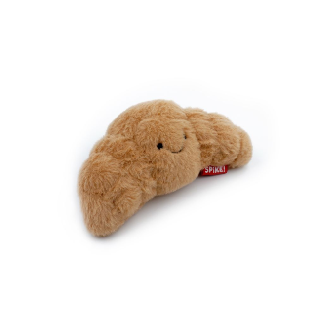 Spike Kawaii Croissant Plush Dog Toy - Product Image 1