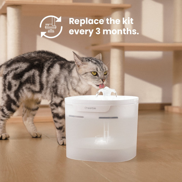 Cheerble E1 Lite Cat and Dog Water Fountain Replacement Filters - Product Image 4
