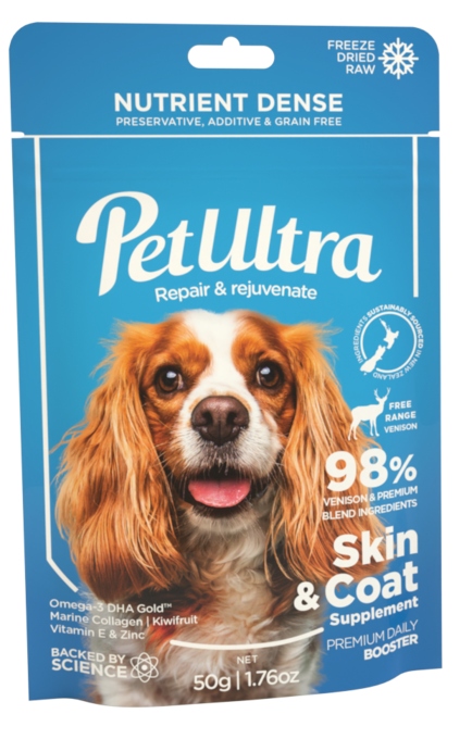 PetUltra Skin & Coat Premium Daily Booster Dog Supplement - Product Image