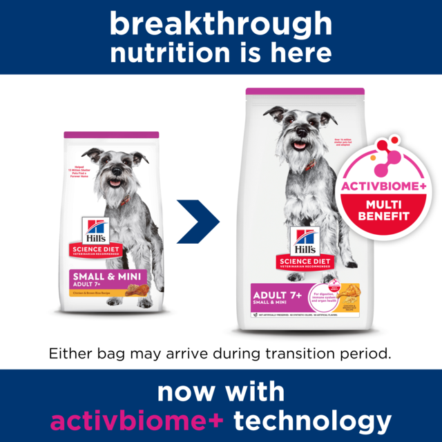 Hill's Science Diet Adult 7+ Small & Mini Senior Dry Dog Food - Product Image 1