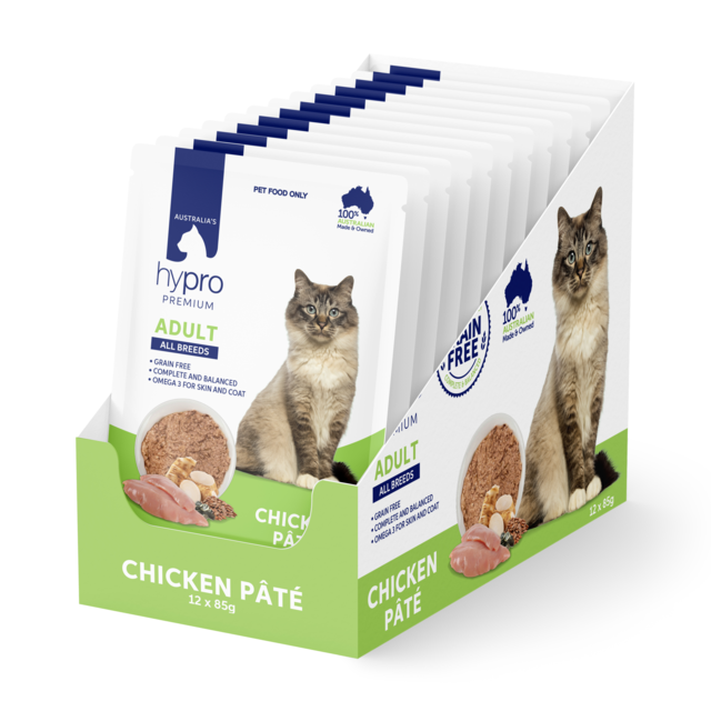Hypro Premium Grain Free Adult Chicken Pate Wet Cat Food - Product Image 1