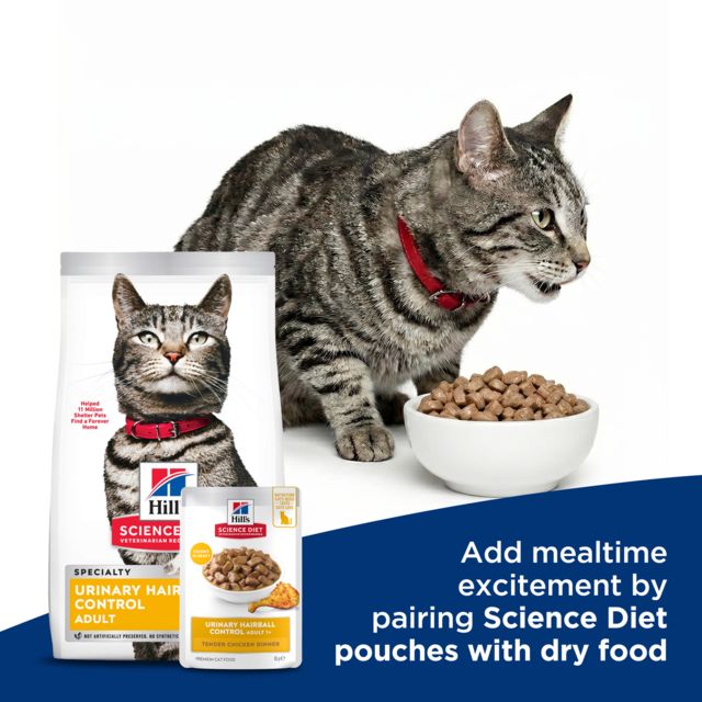 Hill's Science Diet Adult Urinary Hairball Control Chicken in Gravy Wet Cat Food - Product Image 8
