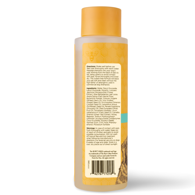 Burt's Bees Itch Soothing Dog Shampoo - Product Image 1