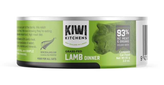 Kiwi Kitchens Lamb Wet Cat Food - Product Image