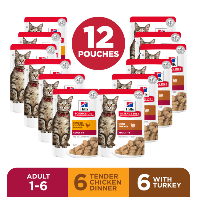 Hill's Science Diet Adult Poultry Selection Variety Box Wet Cat Food - Product Image 2