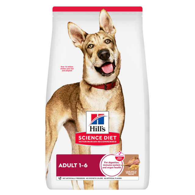 Hill's Science Diet Adult Lamb Meal & Brown Rice Recipe Dry Dog Food - Product Image