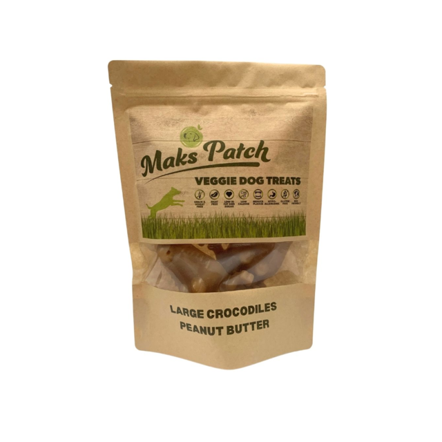 Mak's Patch Peanut Butter Crocodile Dog Treats - Product Image 1